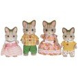 Sylvanian Families Familia Gatos Rayas