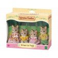 Sylvanian Families Familia Gatos Rayas
