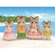 Sylvanian Families Familia Gatos Rayas