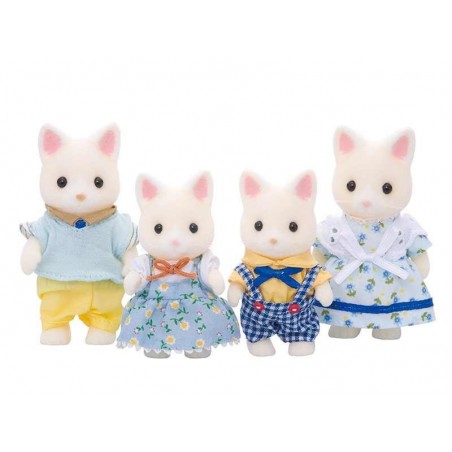 Sylvanian Families Familia Gatos Seda