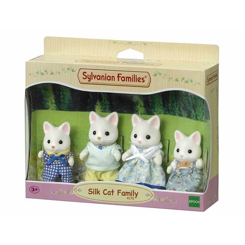 Sylvanian Families Familia Gatos Seda