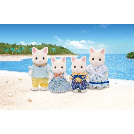 Sylvanian Families Familia Gatos Seda