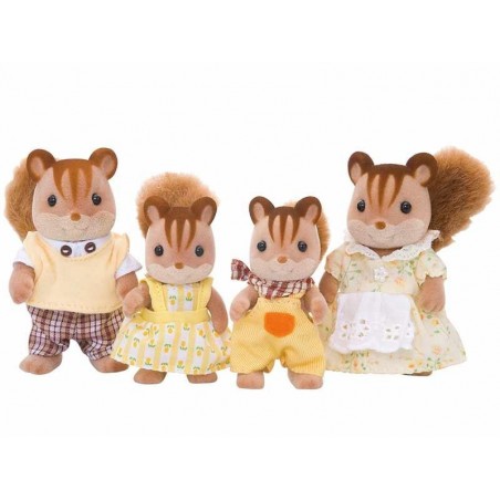 Sylvanian Families Familia Ardillas Nuez