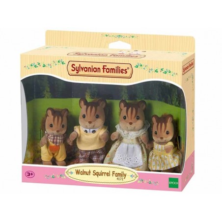 Sylvanian Families Familia Ardillas Nuez