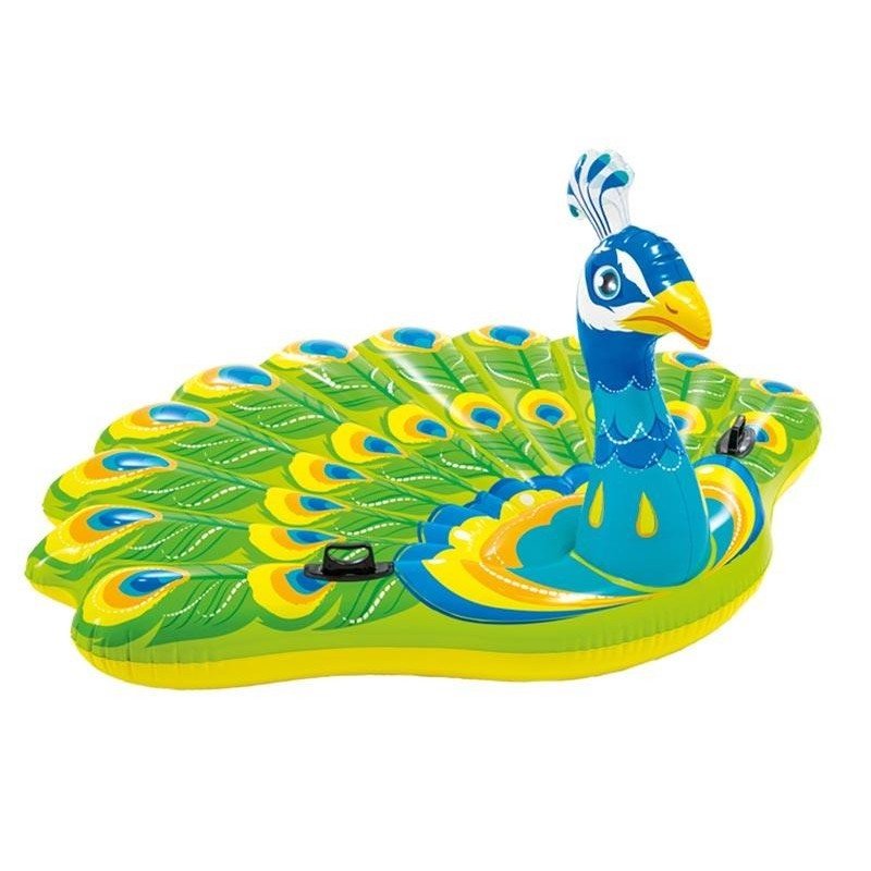 Colchoneta Hinchable Pavo Real