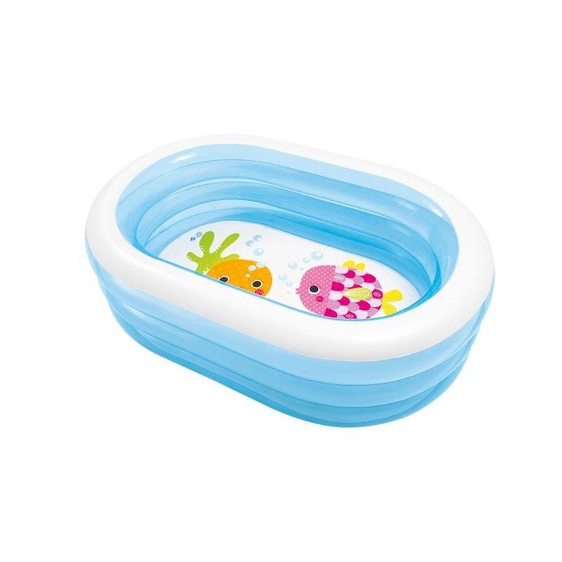 Piscina Hinchable Transparente Azul