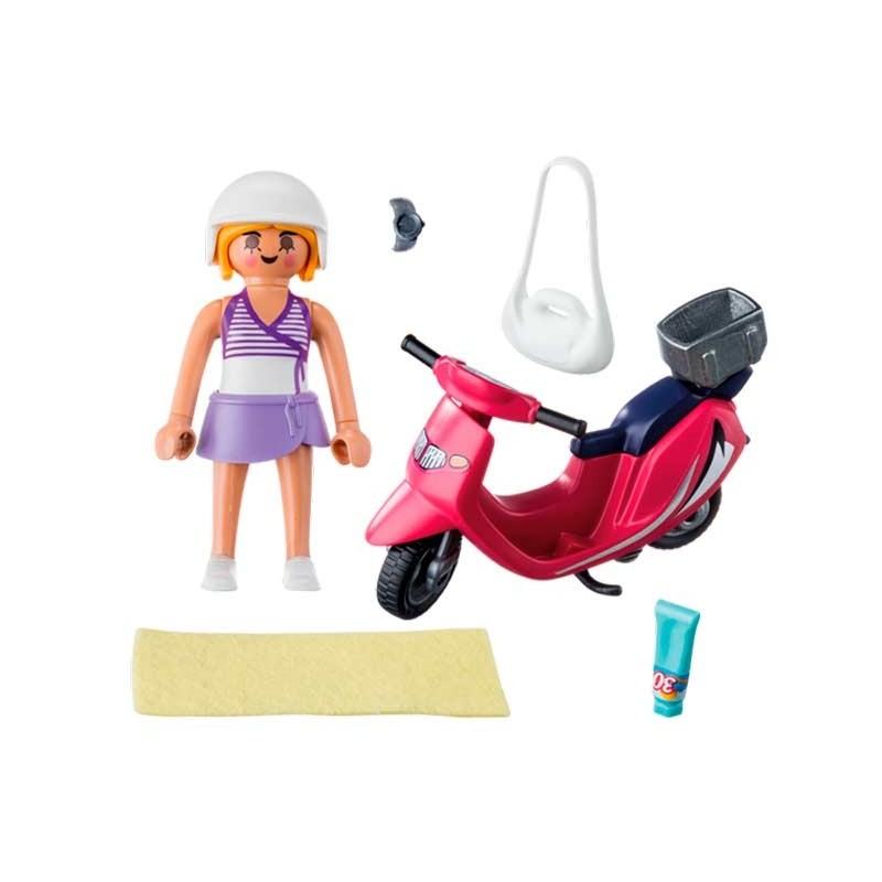 Playmobil Mujer con Scooter
