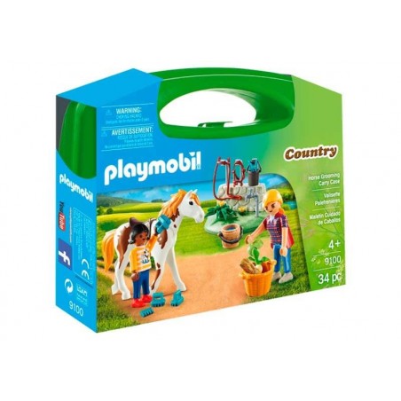 Playmobil Country Maletín Cuidado de Caballos