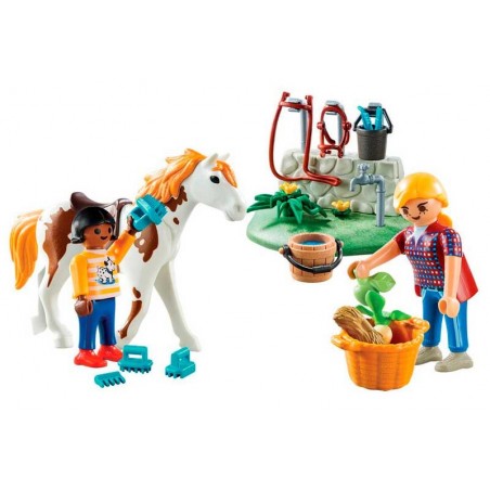 Playmobil Country Maletín Cuidado de Caballos