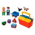 Playmobil 1.2.3 Mercado Maletín