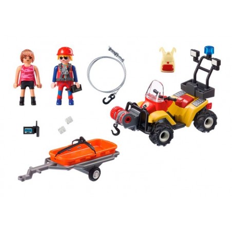 Playmobil Action Quad de Rescate de Montaña