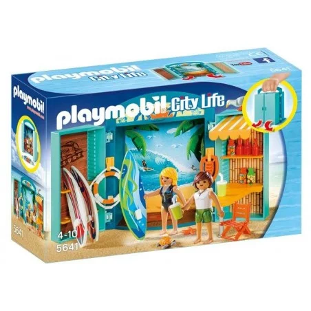 Playmobil City Life Cofre Tienda de Surf