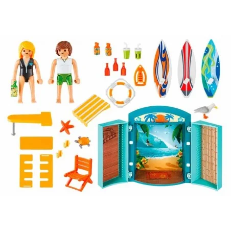 Playmobil City Life Cofre Tienda de Surf