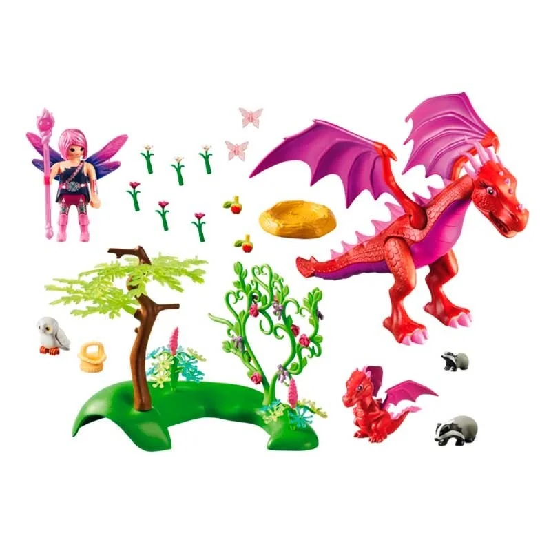 Playmobil Fairies Dragón con Bebé