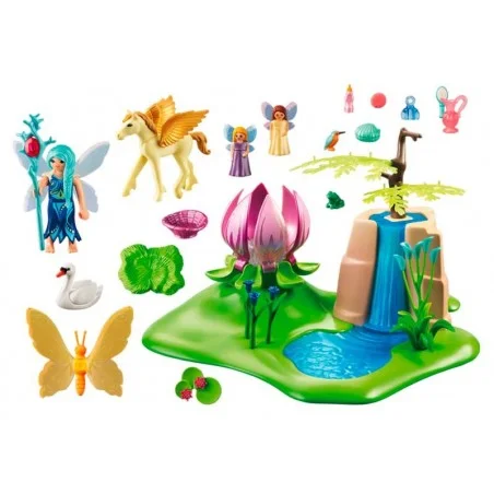 Playmobil Fairies Lago con Hadas Bebé