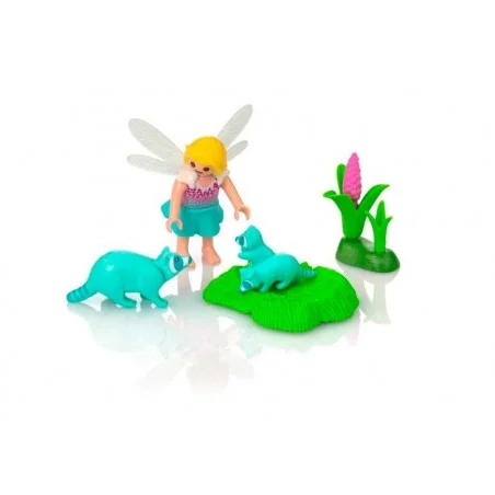 Playmobil Fairies Niña Hada con Mapaches