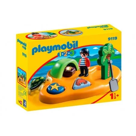 Playmobil 1.2.3 Isla Pirata