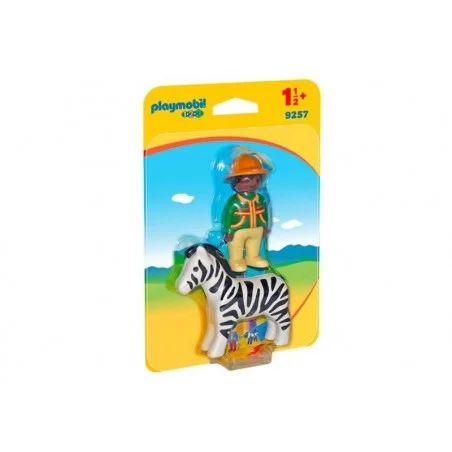 Playmobil 123 Hombre con Cebra