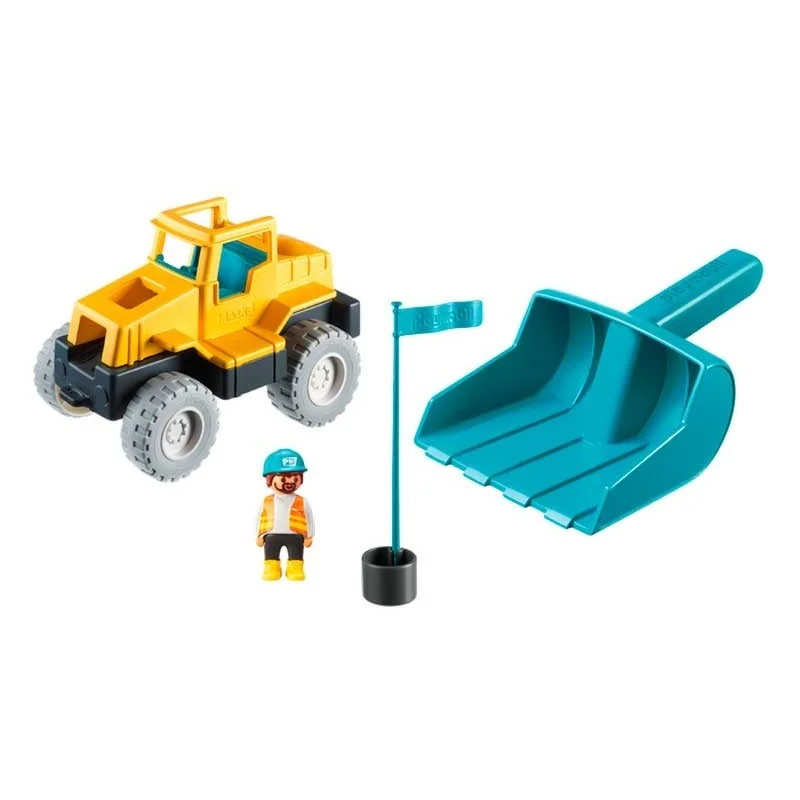 excavadora de playmobil