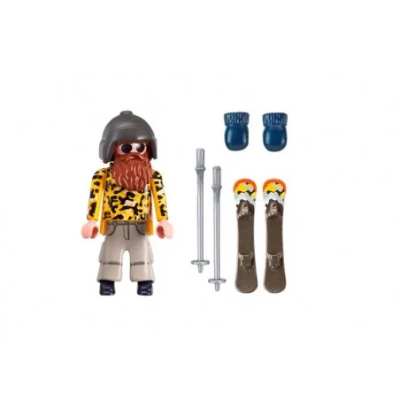 Playmobil Family Fun Esquiador con Snowblades