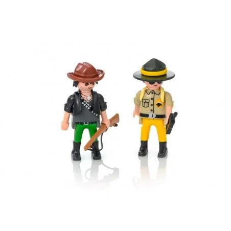 Playmobil Duo Pack Ranger y Cazador Furtivo