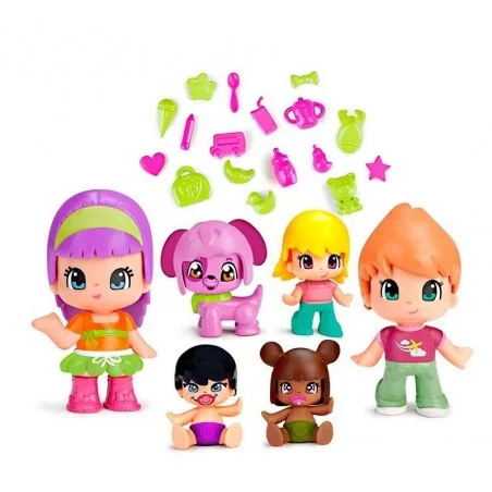 Pinypon Figuras y Bebés Pack 6