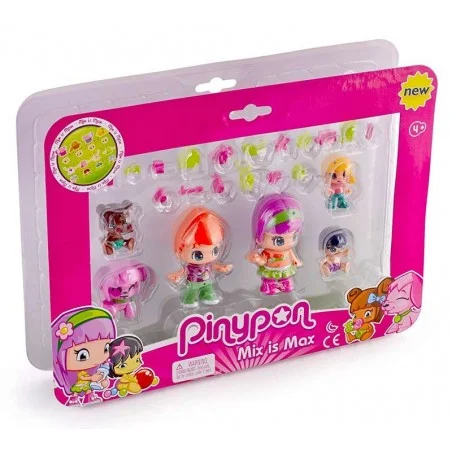 Pinypon Figuras y Bebés Pack 6