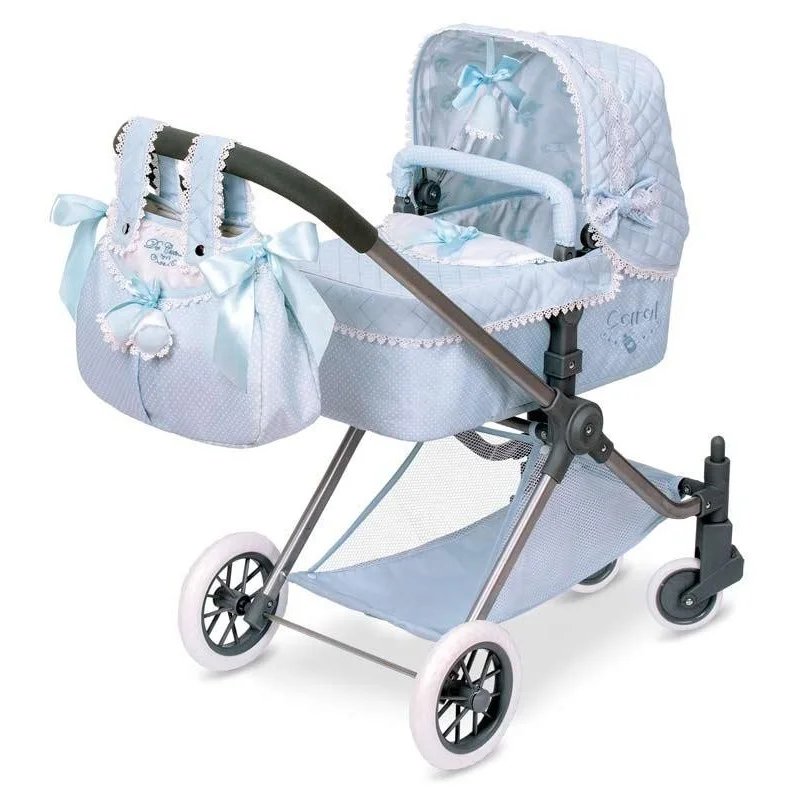 Cochecito de Muñecas Azul Plegable Carol Cochecito de Muñecas Azul Plegable Carol