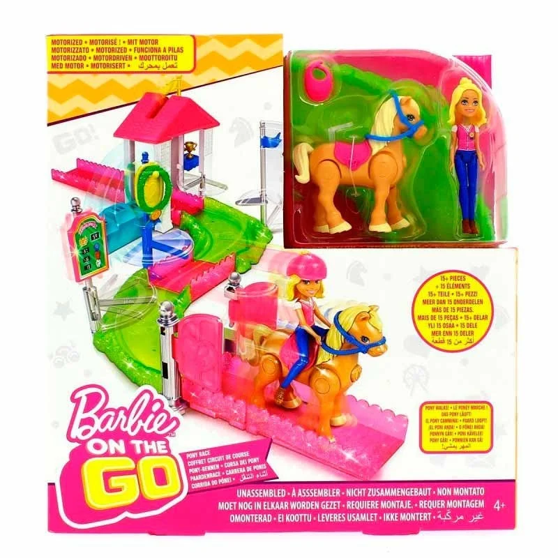 Barbie On The Go Carrera de Ponis