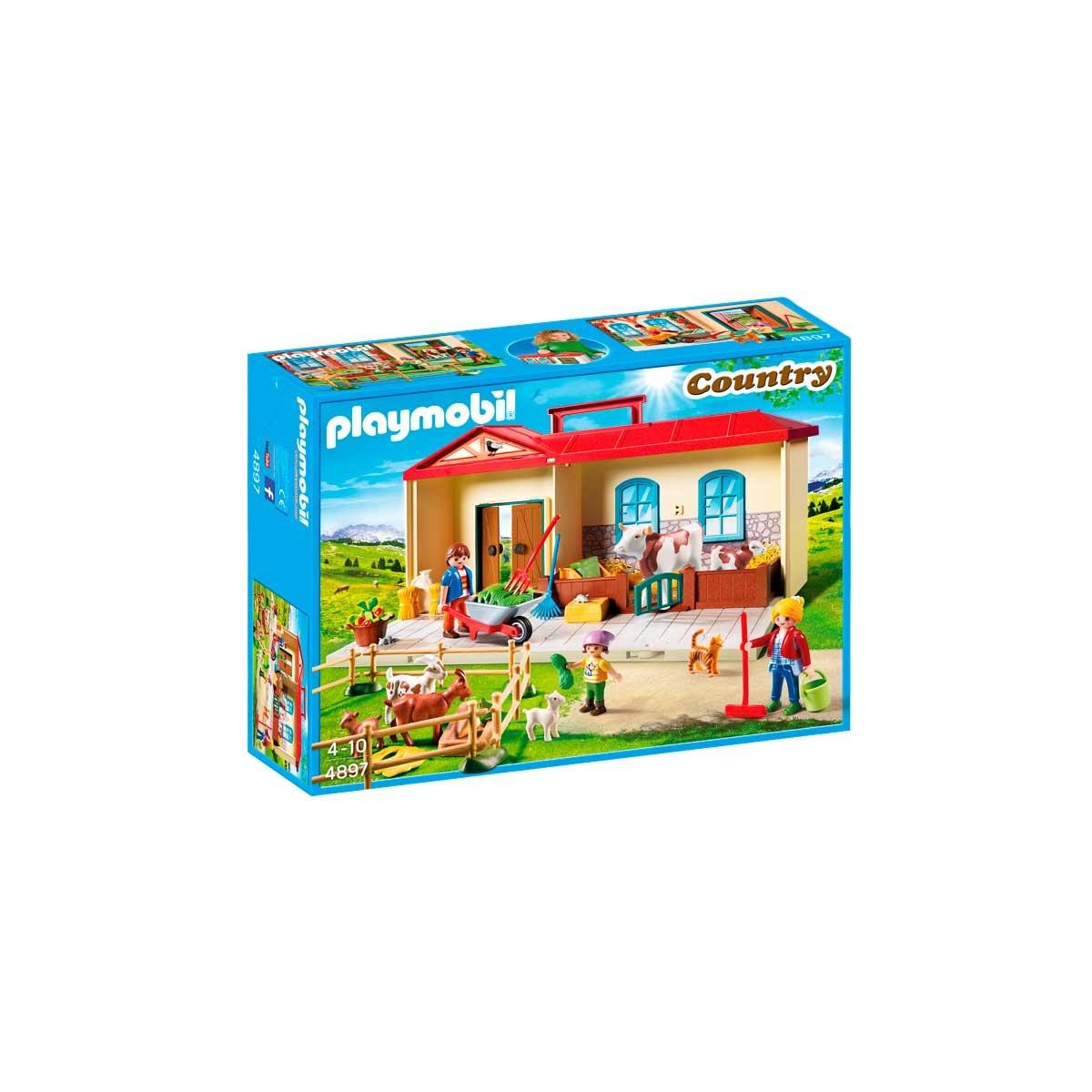 playmobil country granja maletin