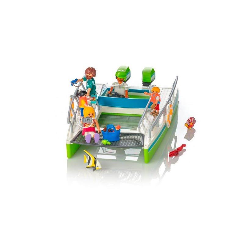 playmobil barco vistas fondo marino