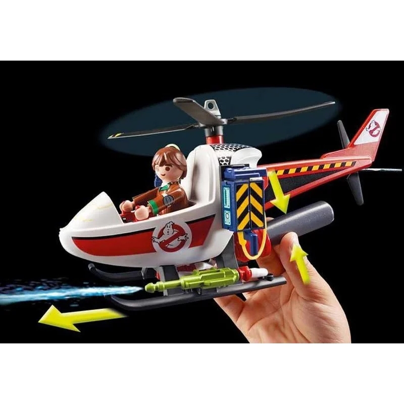 Playmobil Ghostbusters Venkman con Helicóptero