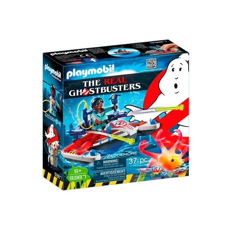 Playmobil Ghostbusters Zeddemore con Moto de Agua