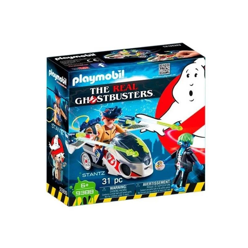 Playmobil Ghostbusters Stanz con Moto Voladora