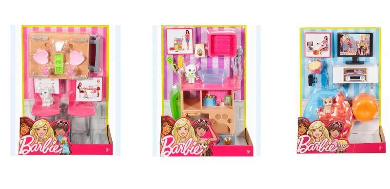 Rizado Fuerza Sumergido Barbie Muebles y Accesorios de Interior