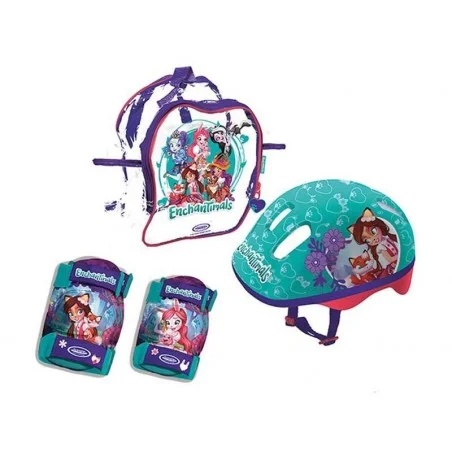 Enchantimals Set Mochila con Protecciones