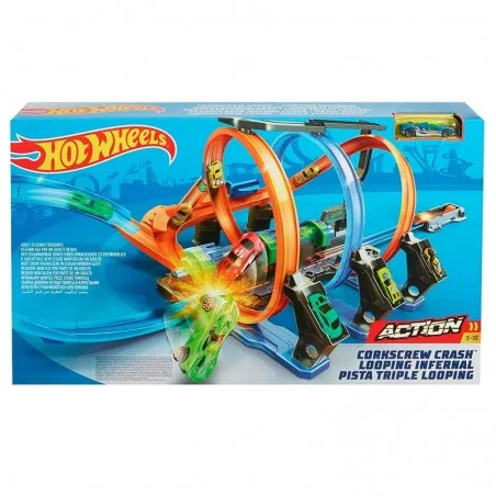 Hot Wheels Pista Triple Looping