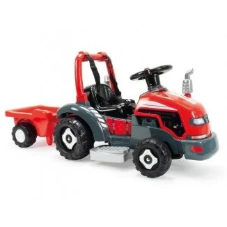 Tractor de batería 6V con remolque