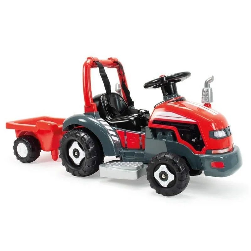 Tractor de batería 6V con remolque