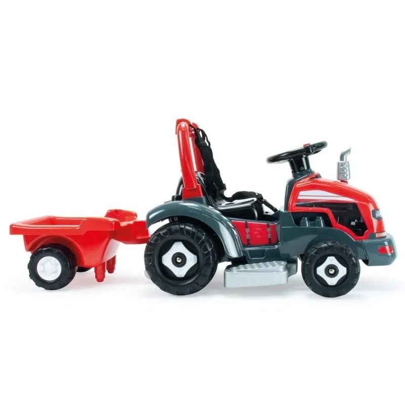 Tractor de batería 6V con remolque