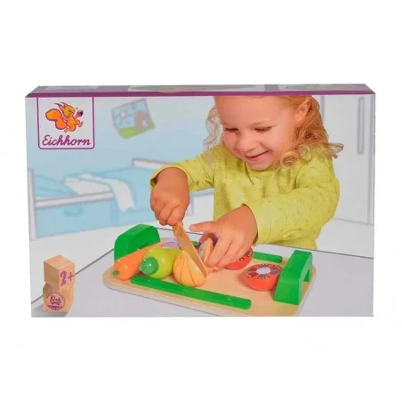 Tabla de Madera Infantil con Verduras