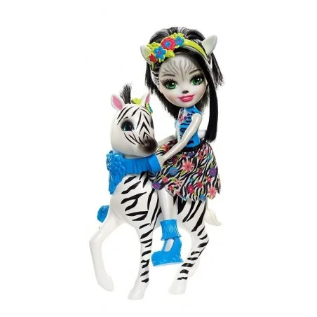 Muñeca Echantimals Zelena Zebra y Hoofette