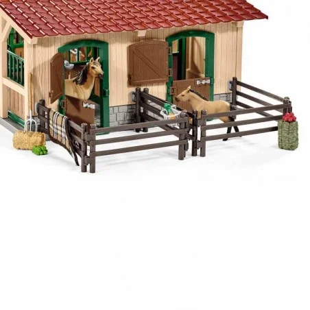 Schleich Farm World Caballeriza con caballos y acc