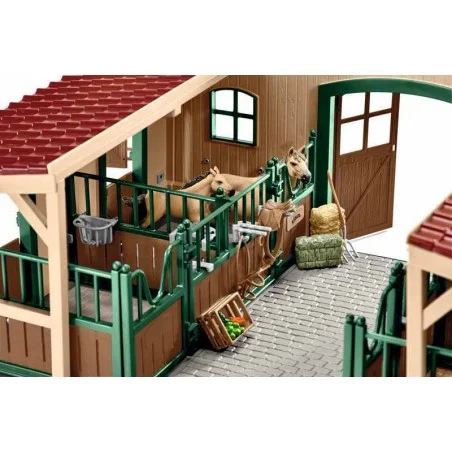 Schleich Farm World Caballeriza con caballos y acc