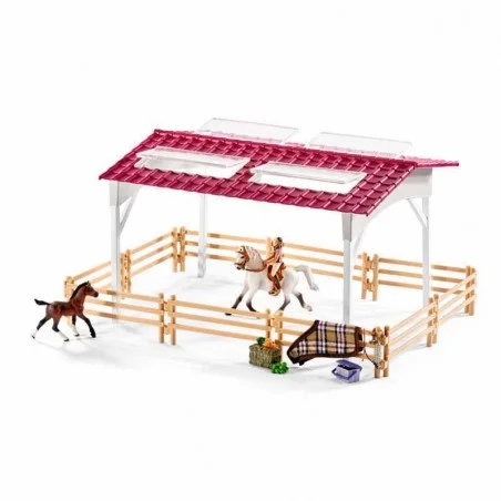 Schleich Horse Club Picadero con amazona y caballo