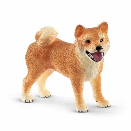 Schleich Farm World Mamá Shiba Inu y cachorro