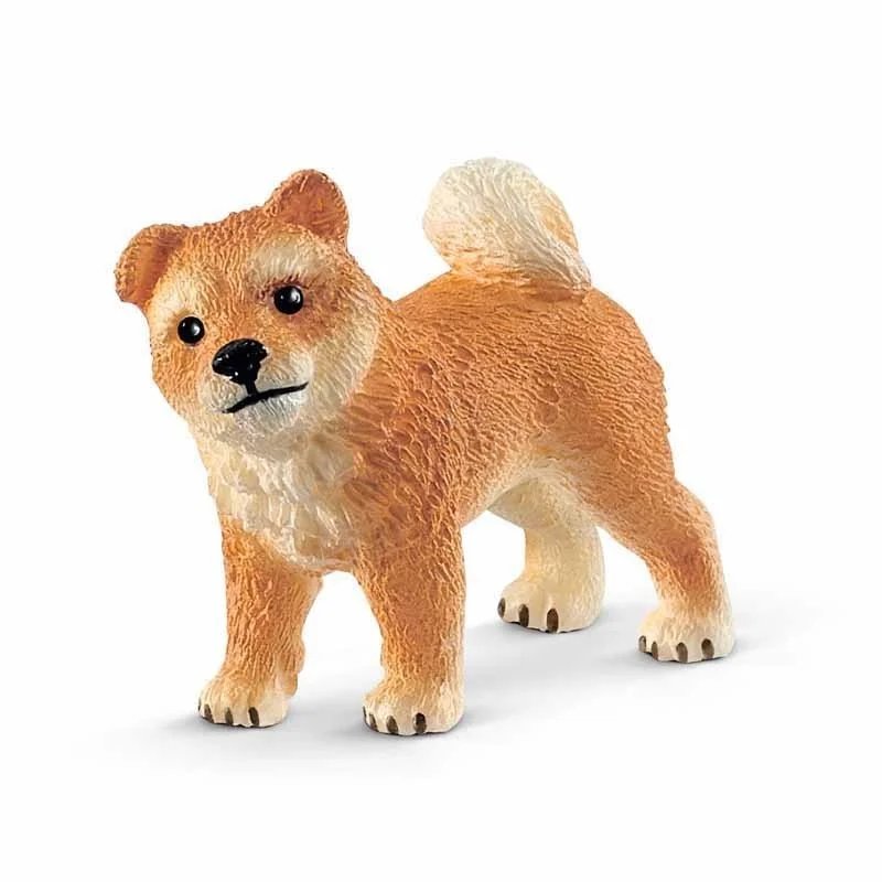 Schleich Farm World Mamá Shiba Inu y cachorro
