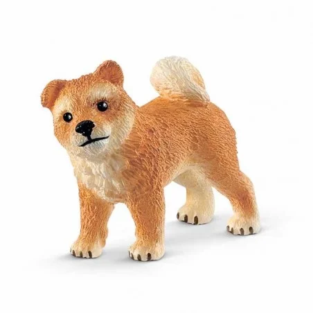 Schleich Farm World Mamá Shiba Inu y cachorro