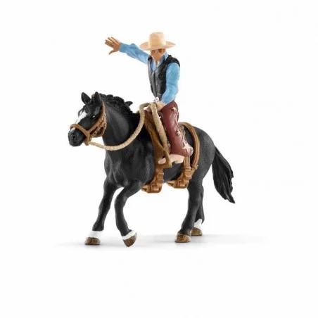 Schleich Farm World Monta de bronco con vaquero