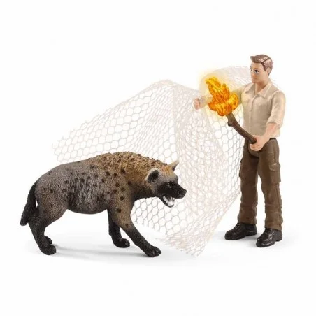 Schleich Wild Life Ataque de la hiena